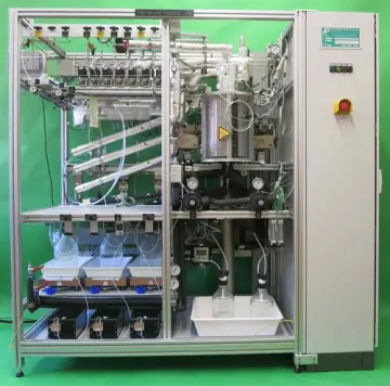 Membranreaktor Test System mit integriertem Gaschromatographen
